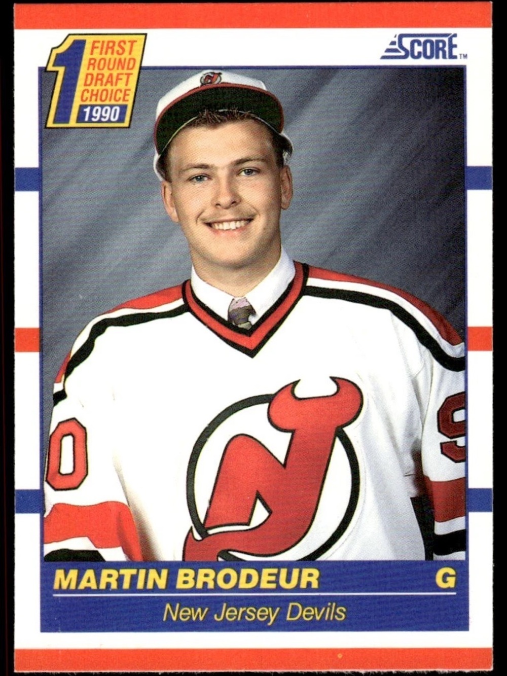 🇨🇦NOW $4🍀 Martin Brodeur 1990/91 Score New Jersey Devils Rookie RC Hockey Card